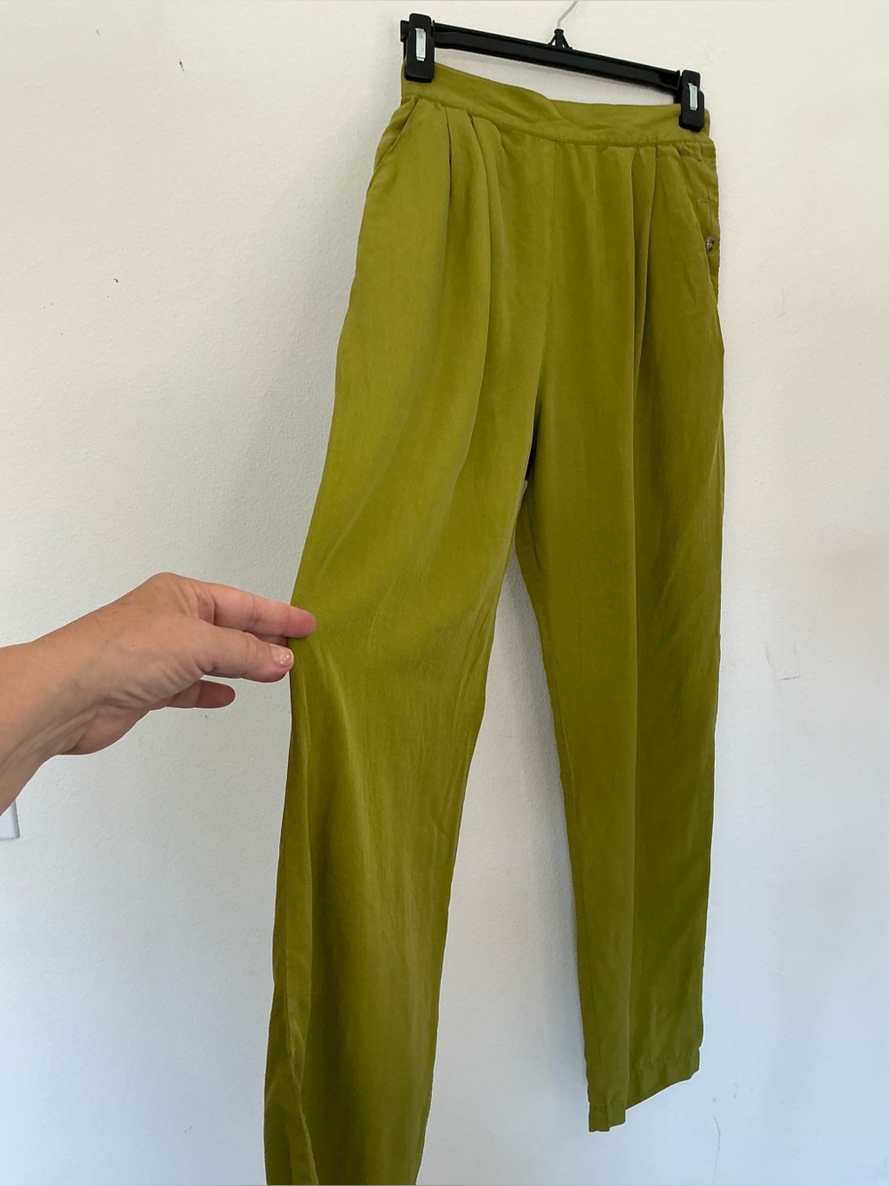 Olive Green Relaxed Tapered Jumpsuit